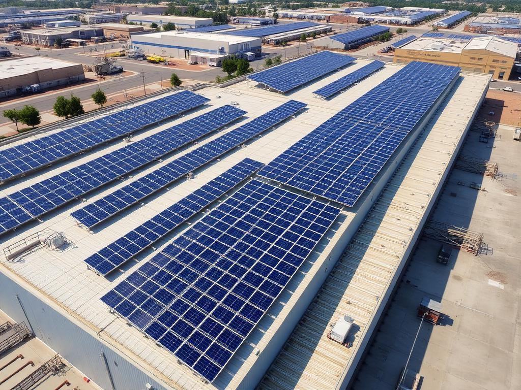 50 kW industrial solar installation in Rishikesh